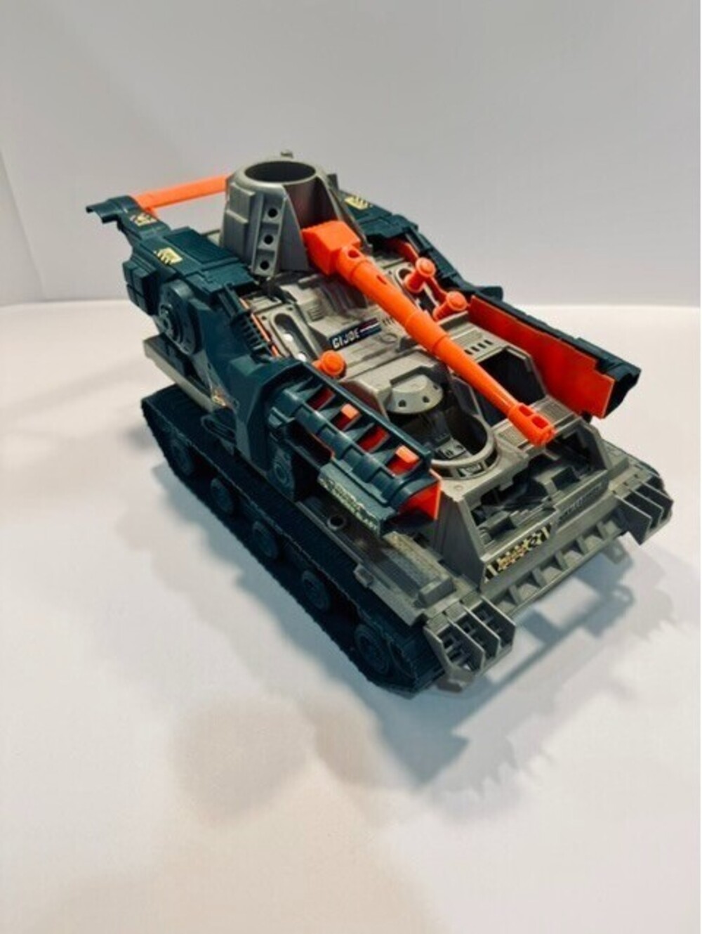 GI Joe Brawler Heavy Artillery Tank Vehicle 1991 Hasbro Sound Attack Incomplete
